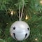 Haute Decor 6ct. 3.5" Silver Jingle Bell Ornaments